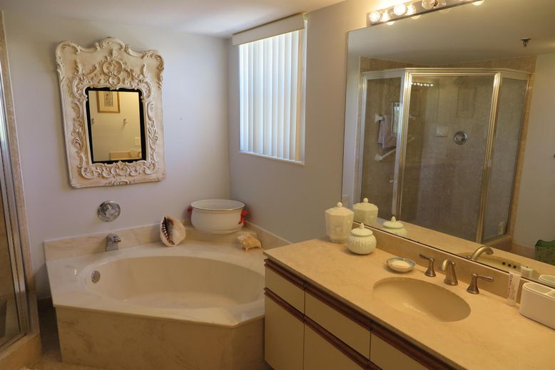 Bathroom, Dual Sink Vanities, Glass Shower, Interior