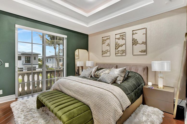Bedroom, Interior, Wood Texture Flooring