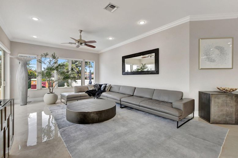 Interior, Living room, Recessed Lighting