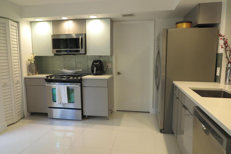 Interior, Kitchen, Recessed Lighting, Stainless Steel Appliances