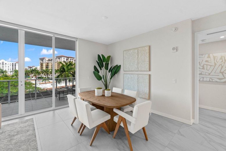 Dining room, Interior, Marble, Recessed Lighting