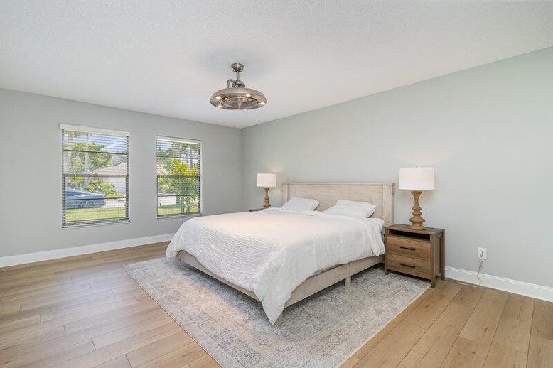 Bedroom, Interior, Wood Texture Flooring