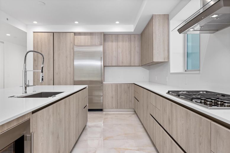 Interior, Kitchen, Recessed Lighting, Stainless Steel Appliances