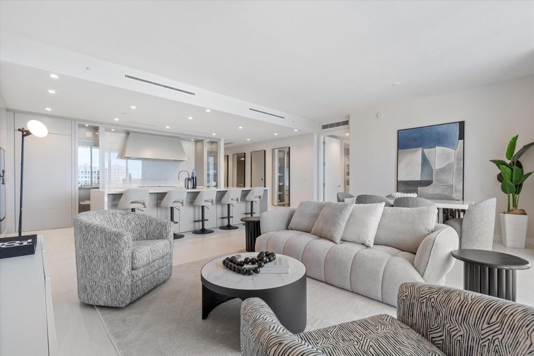 Interior, Living room, Recessed Lighting