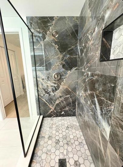 Bathroom, Interior, Marble Walls
