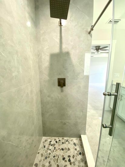 Bathroom, Glass Shower, Interior