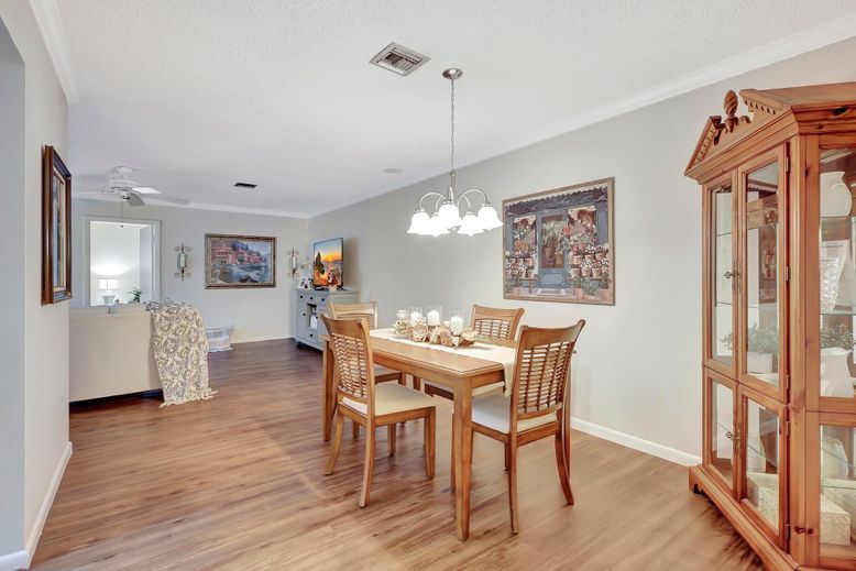 Chandelier, Dining room, Interior, Pendant Lights, Wood Texture Flooring