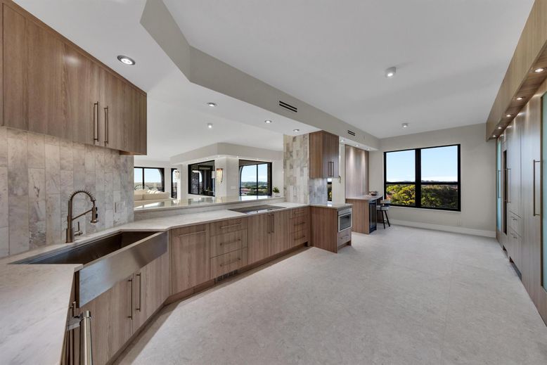 Interior, Kitchen, Recessed Lighting, Stainless Steel Appliances