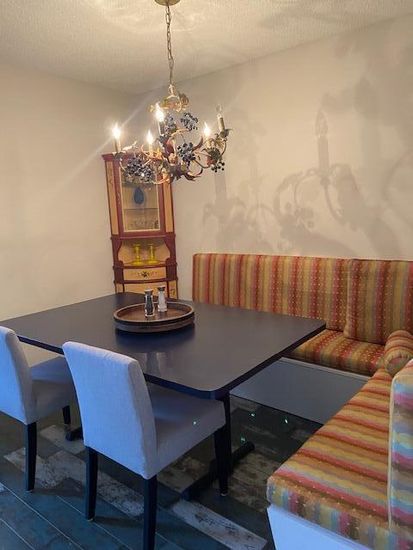 Chandelier, Dining room, Interior