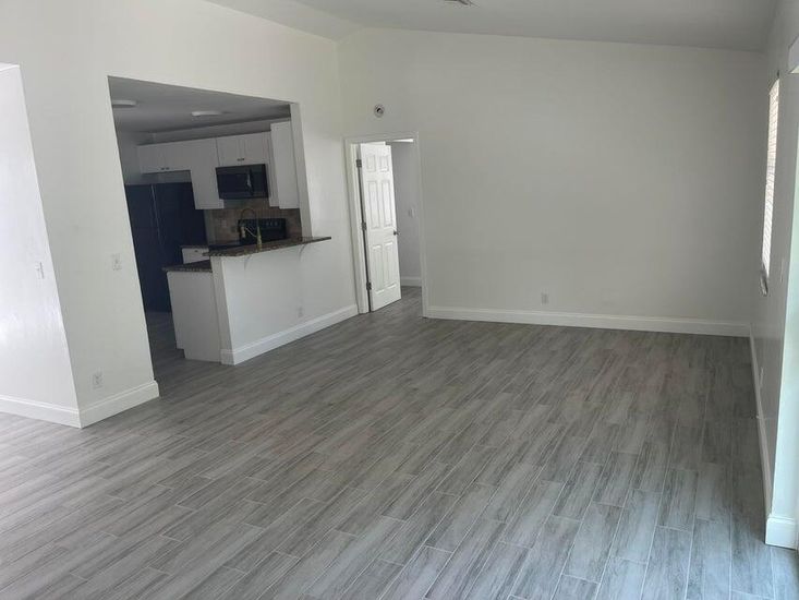 Empty room, Interior, Kitchen, Wood Texture Flooring