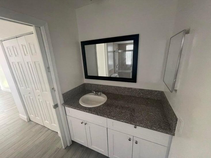 Bathroom, Interior, Wood Texture Flooring