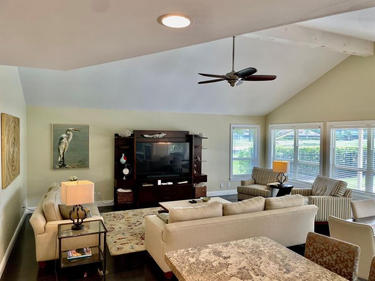 Interior, Living room, Recessed Lighting