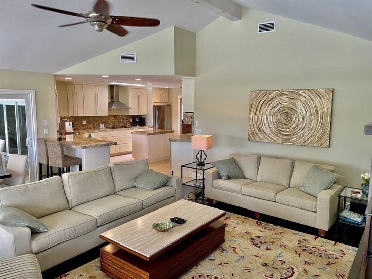 Interior, Kitchen, Living room, Recessed Lighting