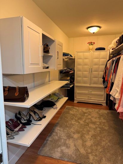 Interior, Walk-in Closets, Wood Texture Flooring