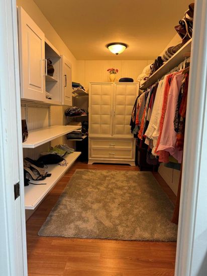 Interior, Walk-in Closets, Wood Texture Flooring