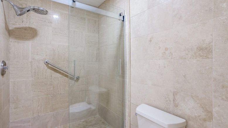Bathroom, Glass Shower, Interior