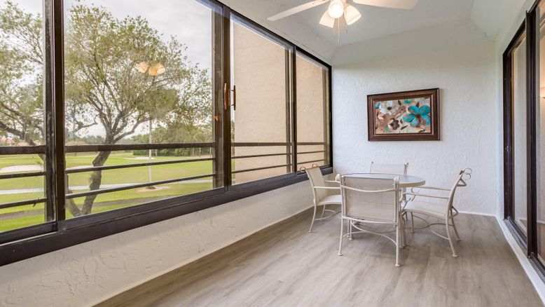 Interior, Sun Room, Wood Texture Flooring