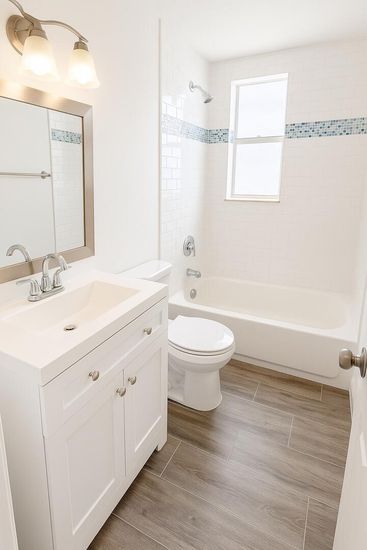 Bathroom, Interior, Wood Texture Flooring