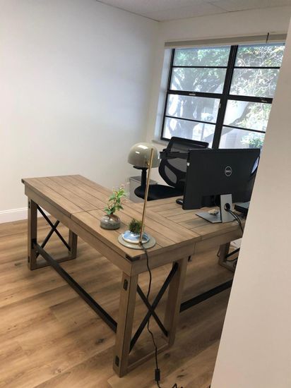 Home Office, Interior, Wood Texture Flooring