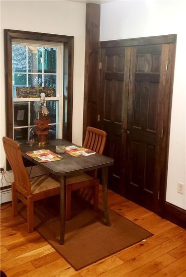 Dining room, Interior, Wood Texture Flooring