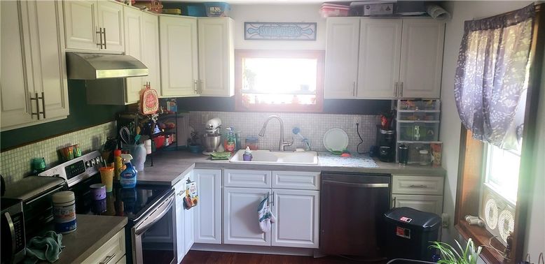 Interior, Kitchen, Wood Texture Flooring