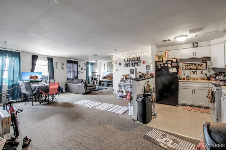 Dining room, Interior, Kitchen, Living room