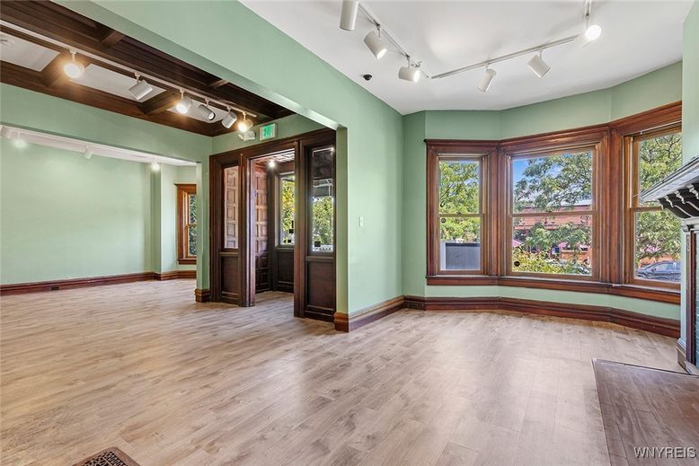 Empty room, Interior, Wood Texture Flooring