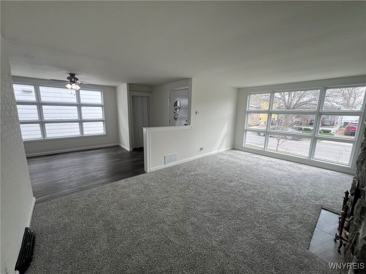 Empty room, Interior, Wood Texture Flooring