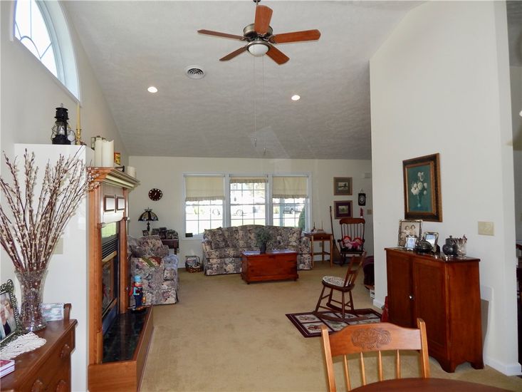 Interior, Living room, Recessed Lighting