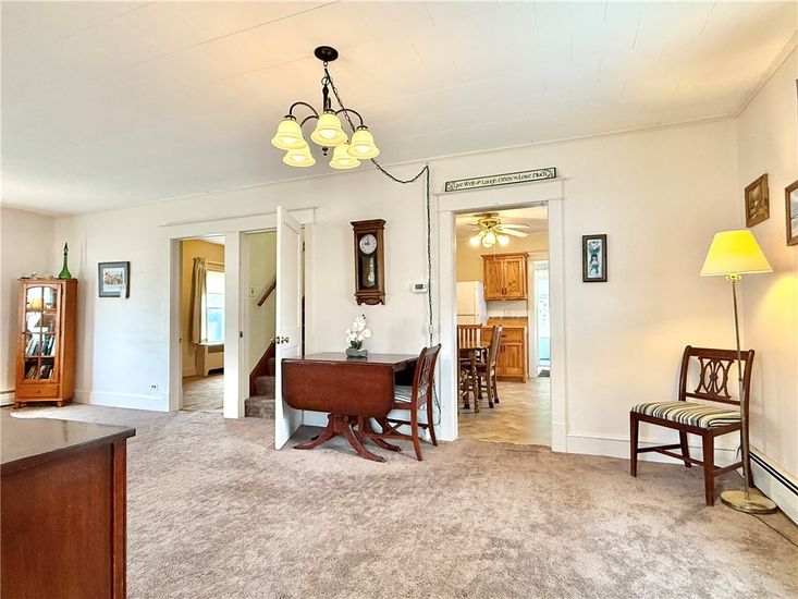 Chandelier, Dining room, Interior