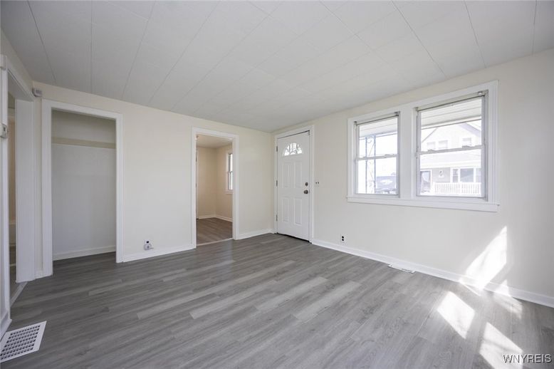 Empty room, Interior, Wood Texture Flooring