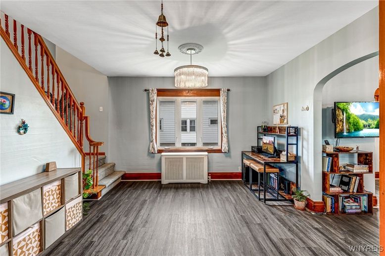 Chandelier, Interior, Wood Texture Flooring