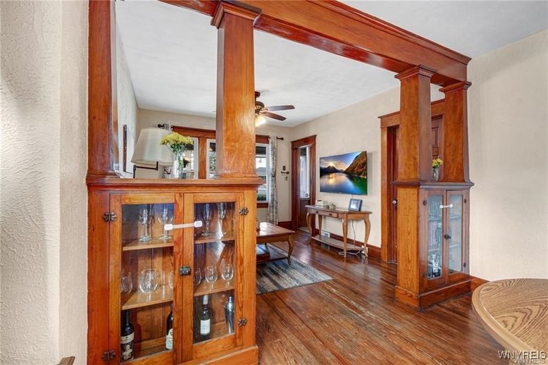 Fireplace, Interior, Wood Texture Flooring