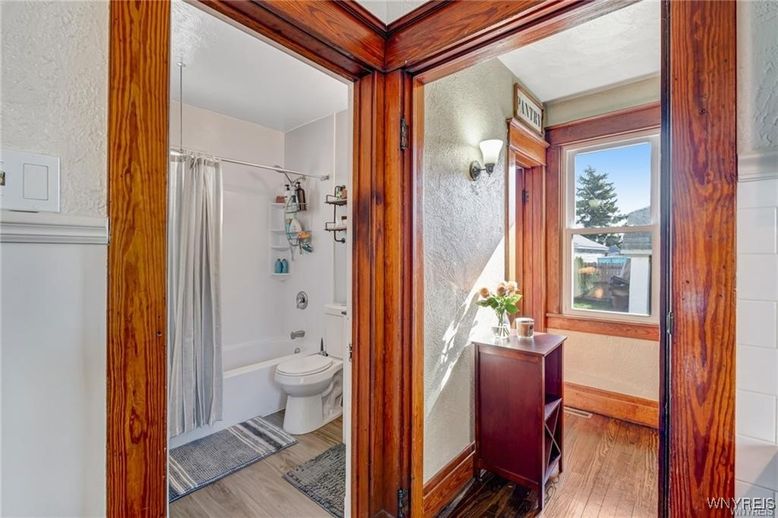 Bathroom, Interior, Wood Texture Flooring