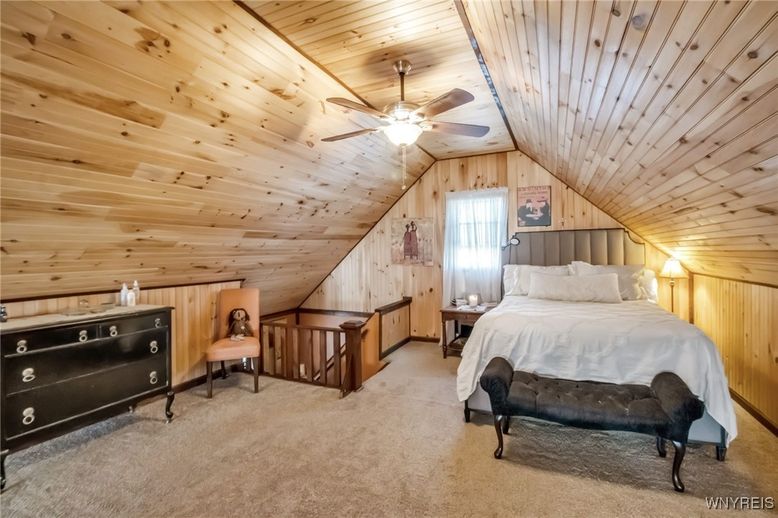 Bedroom, Interior, Wooden Ceilings, Wooden Walls