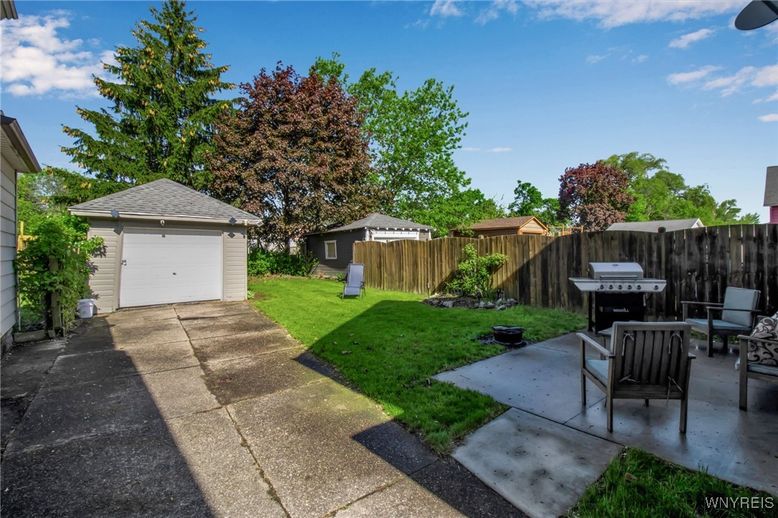 Backyard, Detached Garage, Exterior