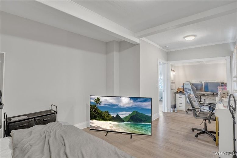 Bedroom, Home Office, Interior, Wood Texture Flooring
