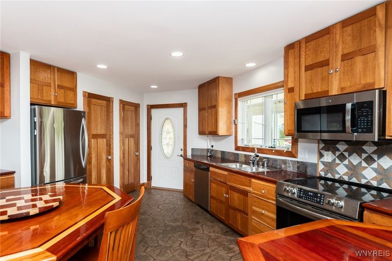 Interior, Kitchen, Recessed Lighting, Stainless Steel Appliances