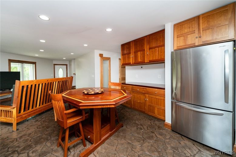 Dining room, Interior, Kitchen, Recessed Lighting
