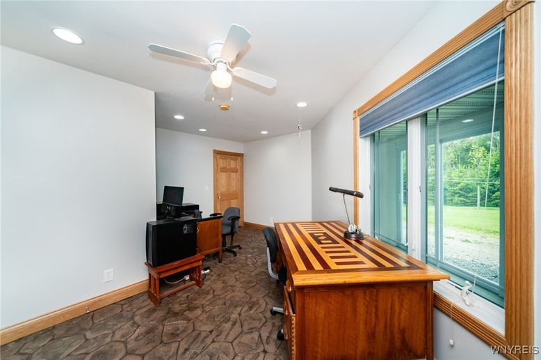Home Office, Interior, Recessed Lighting