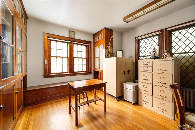 Home Office, Interior, Wood Texture Flooring