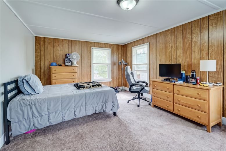 Bedroom, Home Office, Interior, Wooden Walls