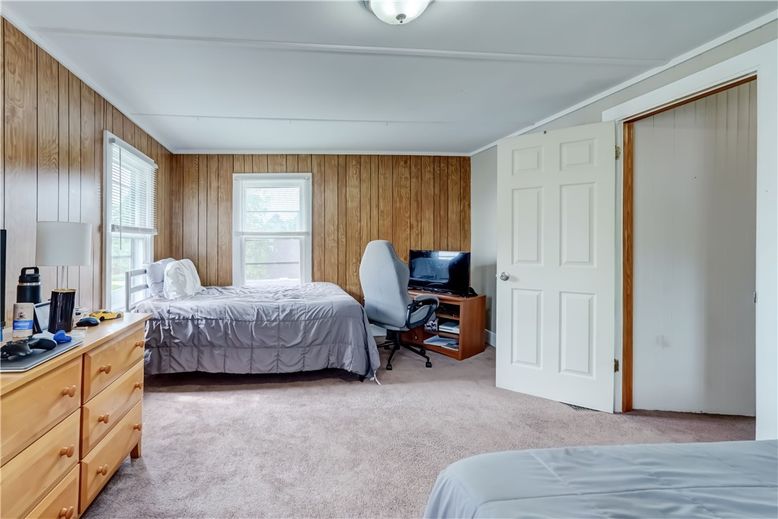 Bedroom, Home Office, Interior, Wooden Walls