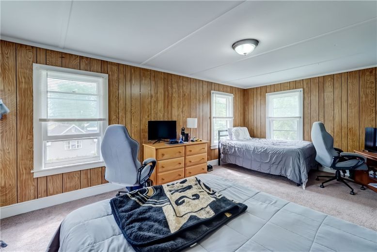 Bedroom, Interior, Wooden Walls