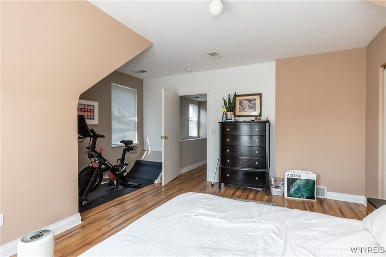 Bedroom, Fitness Equipment, Interior, Wood Texture Flooring
