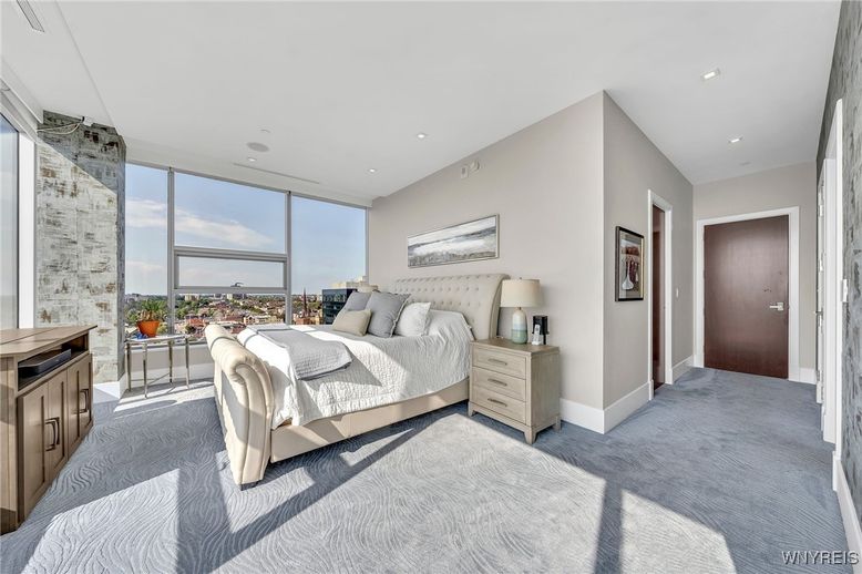 Bedroom, Interior, Recessed Lighting