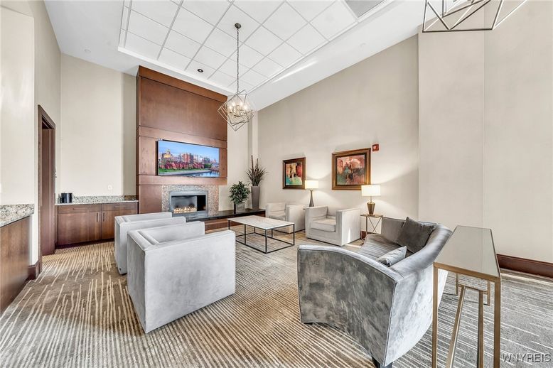 Fireplace, Interior, Living room, Pendant Lights, Recessed Lighting