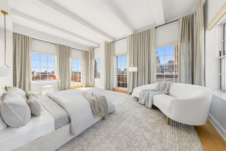 Bedroom, Interior, Wood Texture Flooring