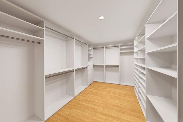 Interior, Recessed Lighting, Walk-in Closets, Wood Texture Flooring
