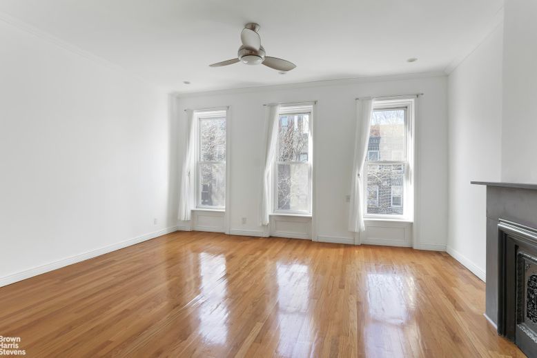 Empty room, Fireplace, Interior, Wood Texture Flooring